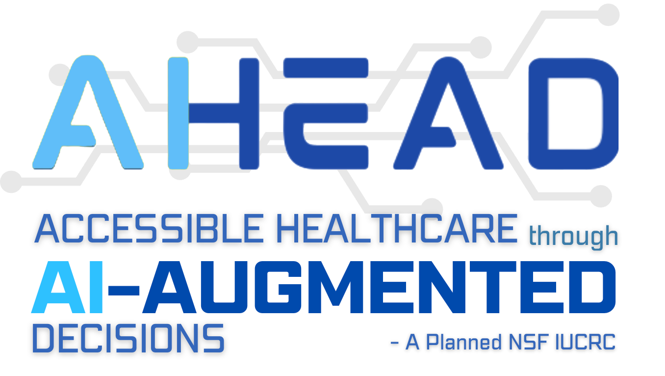 Logo for the Accessible Healthcare through AI-Augmented Decisions National Science Foundation project.